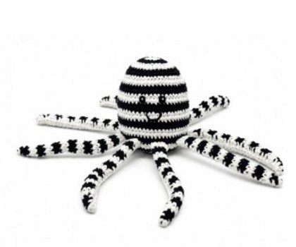 Black and white octopus